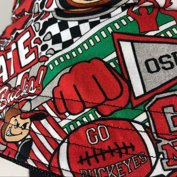Ohio State Buckeyes Pop Art Graffiti Bucket Hat - Picture 4 of 7